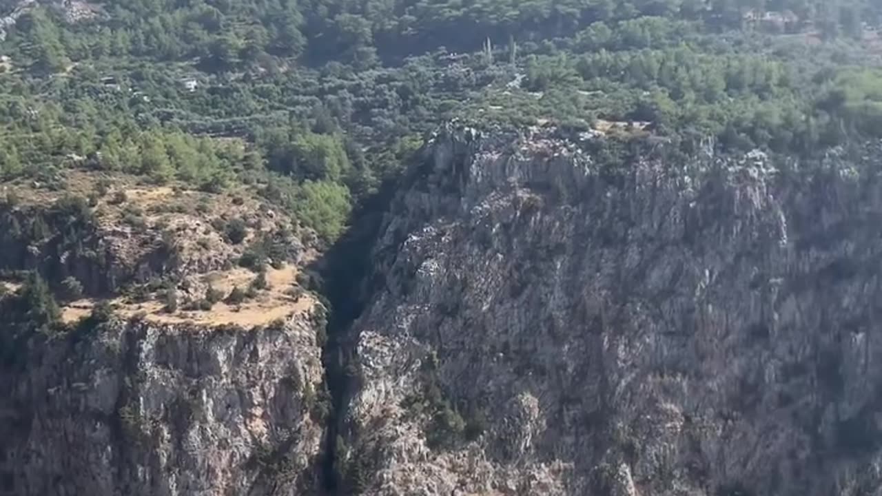 Enchanting Aerial Views of Butterfly Valley - Must See! #kelebeklervadisi #antalya