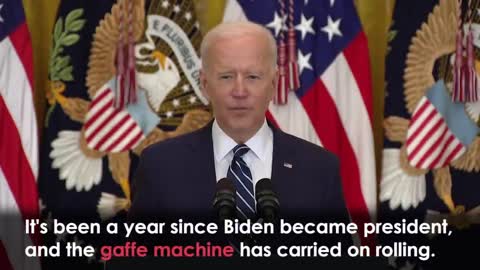 PRESIDENT Joe Biden's Biggest GAFFES of 2021