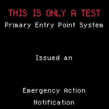 / start EAS test Alert via comnet 4