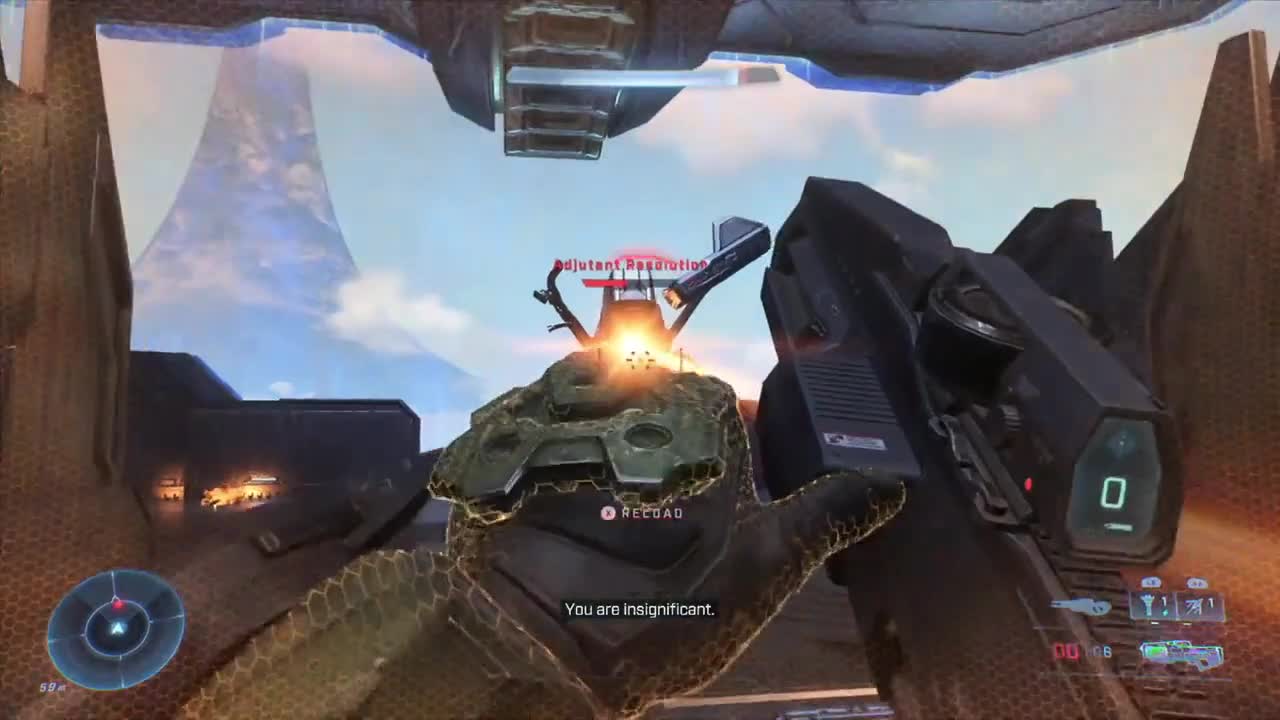 fortress is the enemy. Fang's base, the Master Chief can destroy the fortress to weaken