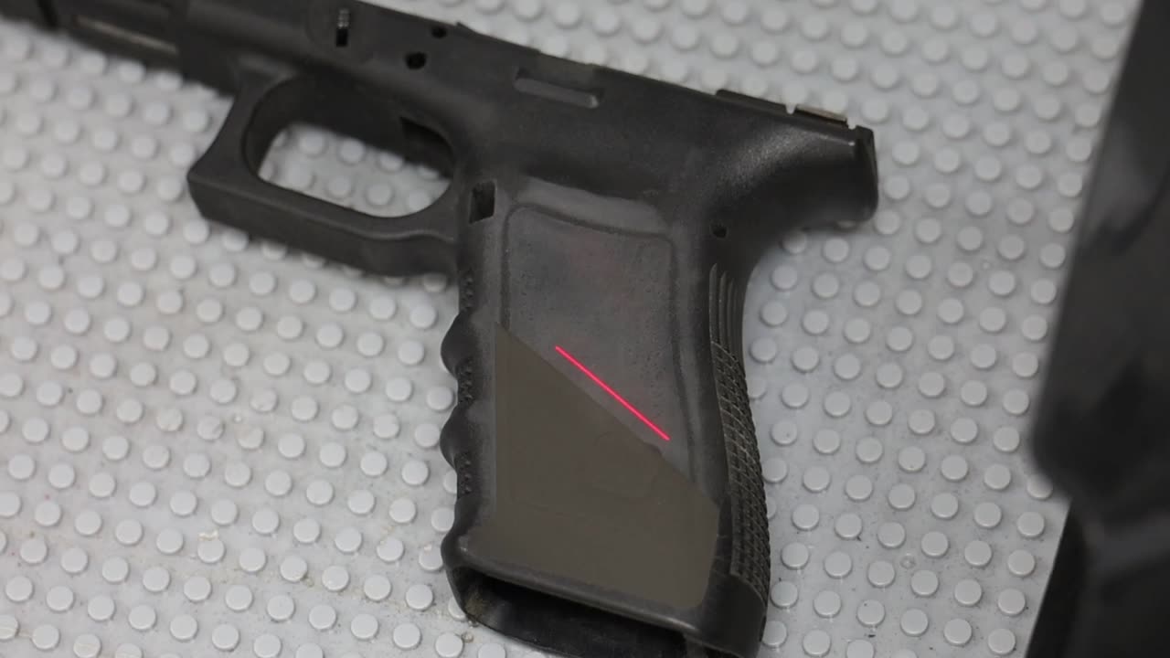 Custom Sprinkle Laser Stipple on this Glock