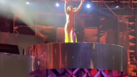 Rihanna performing "Stay" at the Ambani Wedding in India. Unsure who took this video.