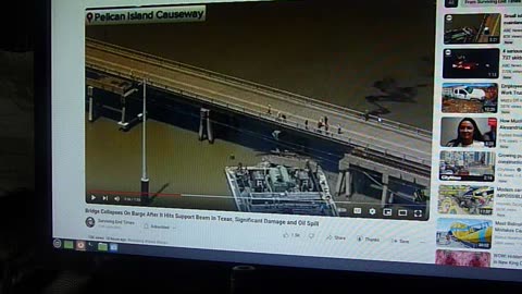 BARGE HITS BRIDGE!!! AGAIN????