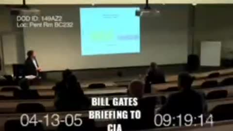 Bill Gates briefing CIA
