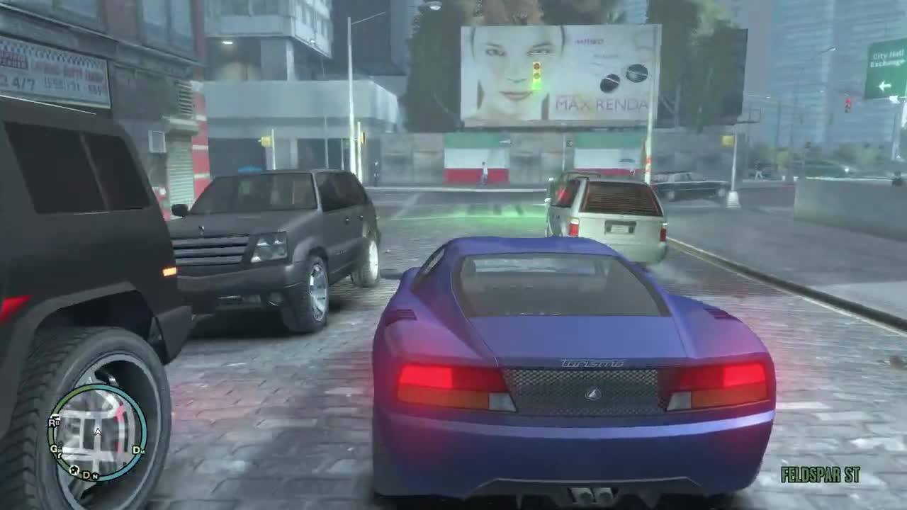 GTA 4 Driving Around in A Turismo