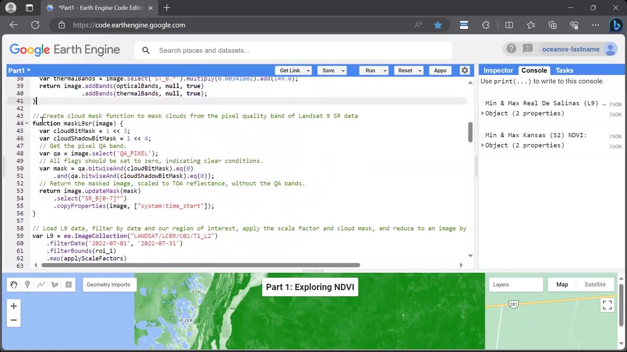 NASA ARSET: Spectral Indices for Land and Aquatic Applications, Part 1/3