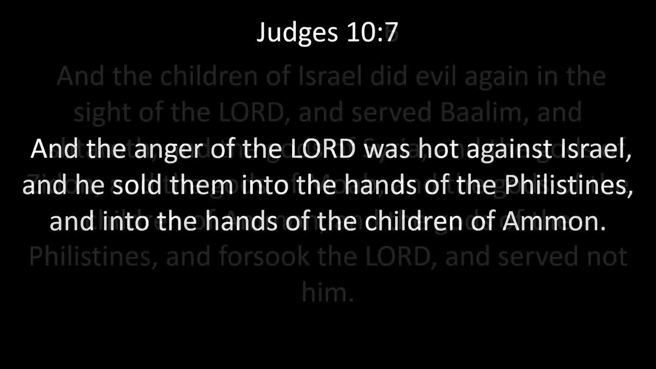 KJV Bible Judges Chapter 10