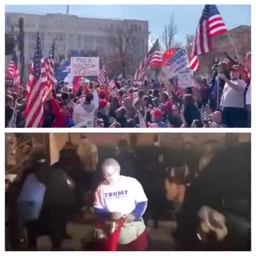 President Trump's America VS Criminal Elected Sleepy Joe Biden's America