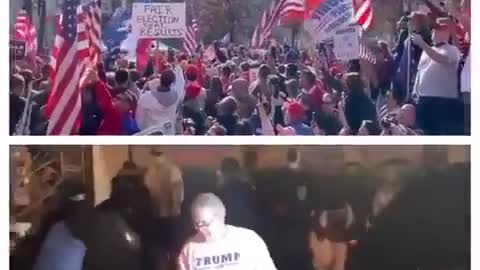 President Trump's America VS Criminal Elected Sleepy Joe Biden's America