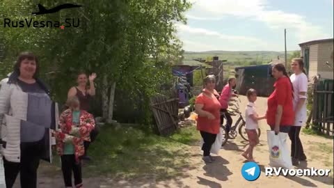 Humanitární pomoc ruské armády v DLR