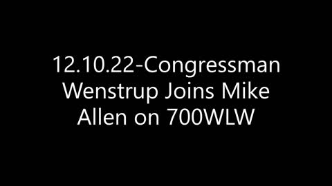 Wenstrup Joins Mike Allen on 700WLW To Discuss Pharmaceutical Shortages, Defense, and More