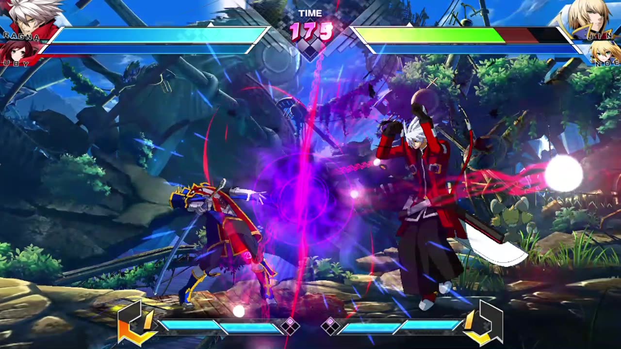 Ragna + Ruby vs Jin + Noel