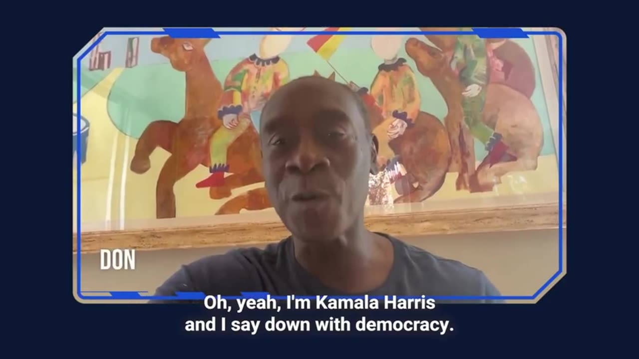 Avengers Stars "Down With Democracy" Supporting Kamala