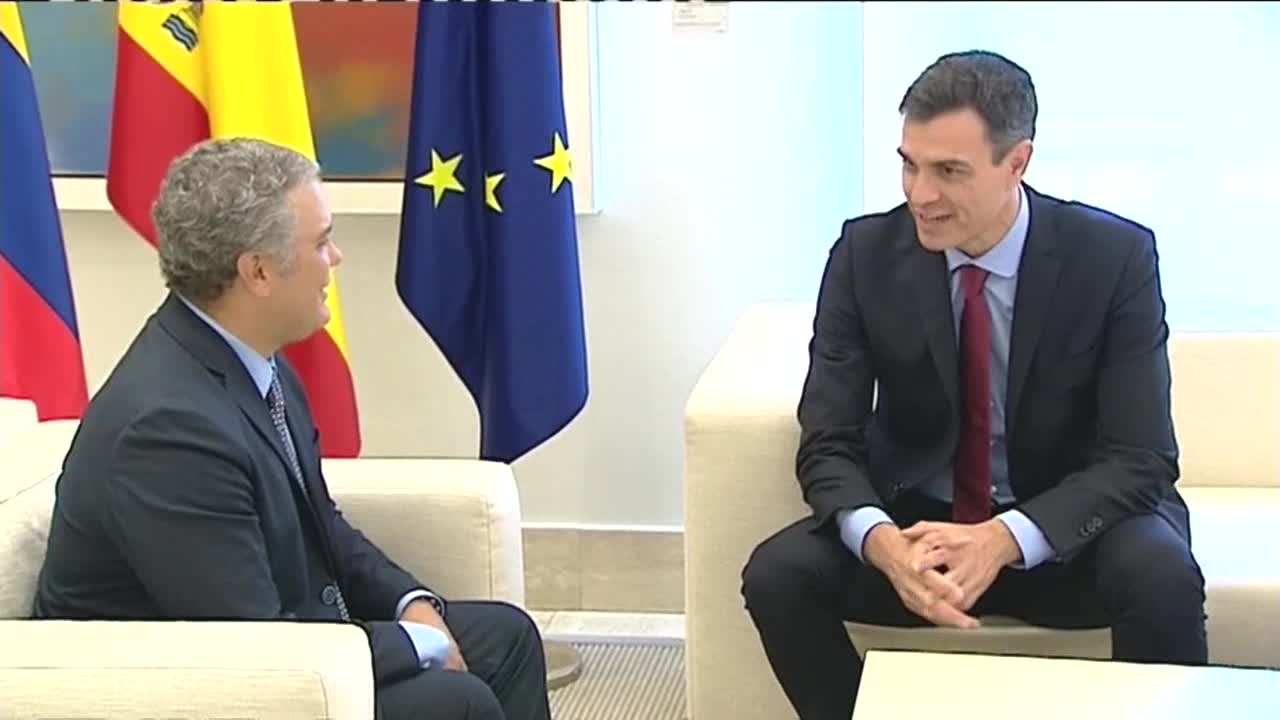 Iván Duque se reunió en Madrid con el presidente del Gobierno español