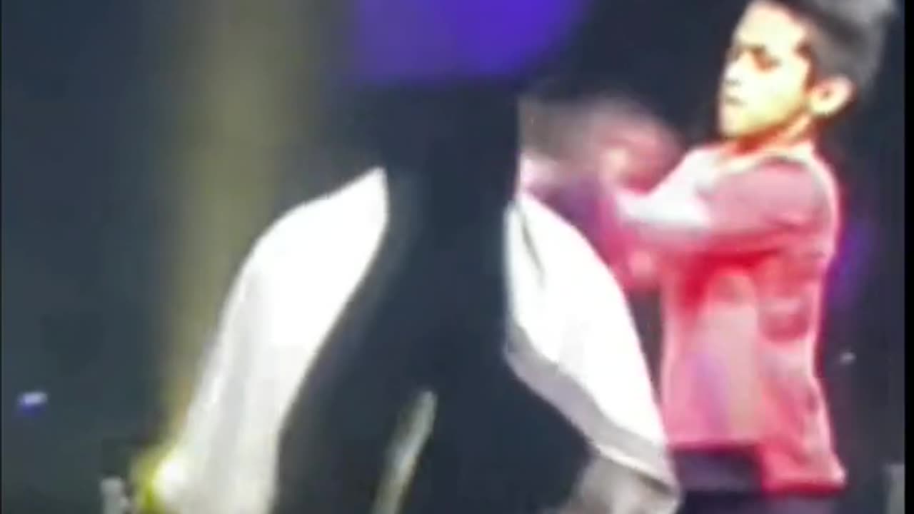 Real ghost in live show