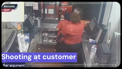 Viral Video : Employee Shooting at customer, USA News