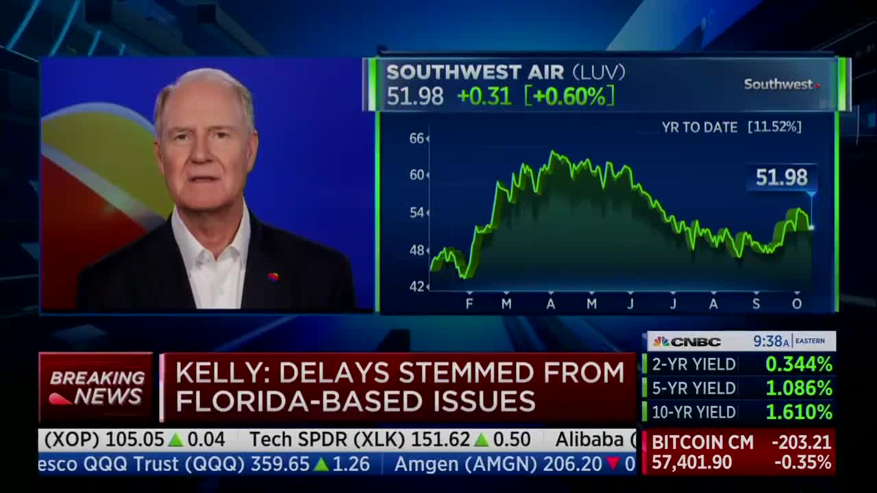 Gary Kelly says opposition to vaccine mandate did not cause thousands of flight cancellations