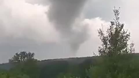 Person Witnesses Tornado Forming In