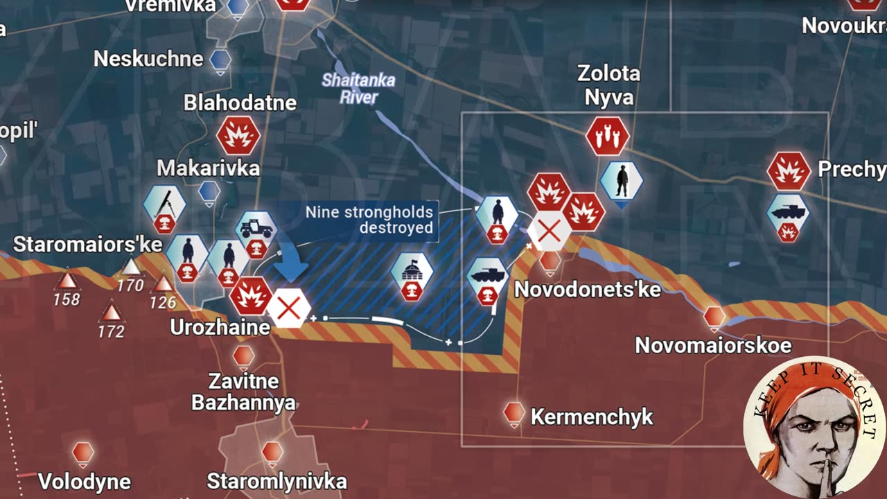 Ukraine War, Rybar Map for September 7th, 2023 Russia Started Its Move