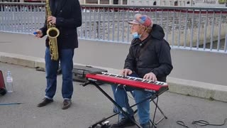 Jazz musicians in Paris