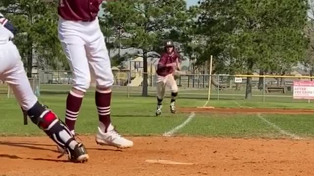 Safeorout!Closeplayattheplate,whatdoyougot#baseball#baseballboys#foryou