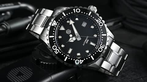 San Martin Diver Watch 44mm Classic Luxury Men Watch High Quality Automatic Mechanical Watches Sapph