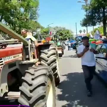 V Evropě pokračují masové protesty, italští farmáři blokují ulice traktory a útočí na parlament
