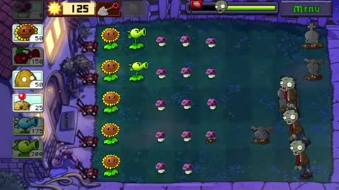 Plants vz Zombies - Night 1