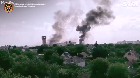 Ukrainian troops destroy Russian weapons facility