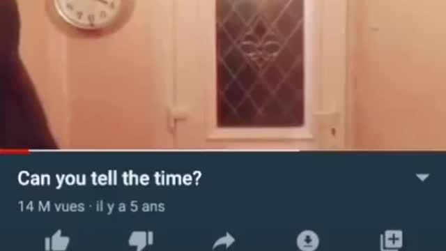 Can u tell the time ?
