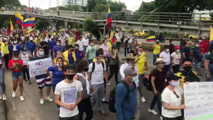 Avanza el Paro Nacional en Bucaramanga