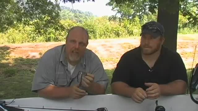 Bass fishing on Oxford Furnace Lake in Oxford New Jersey.