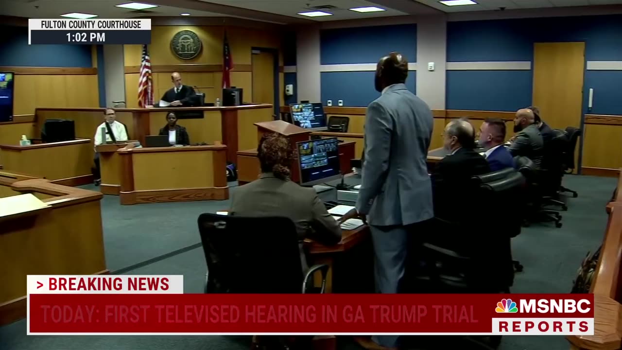 First televised hearing in Trump criminal trial in Georgia underway