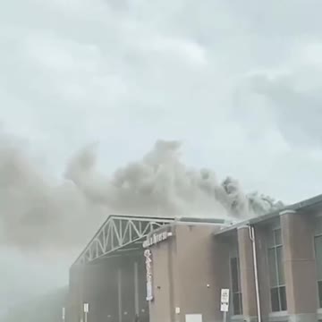 Smoke seen rising from Pacific Mall in Toronto.