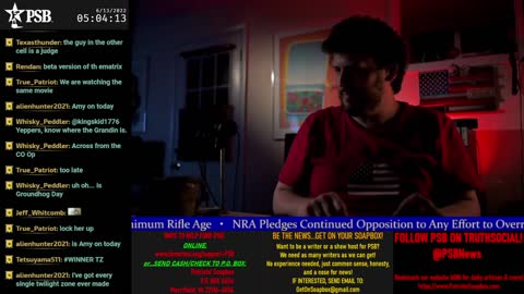 2022-06-13 04:57 EDT - PSB Sunday LateNight Movie Time: w/ Pamphlet