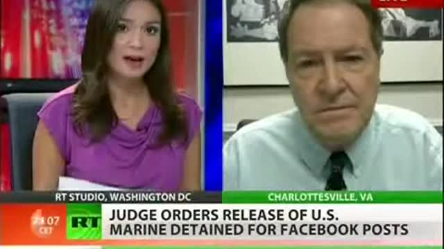 US Marine Detained After Anti-Government Facebook Posts