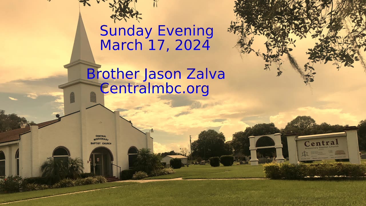 Evening Sermon 3-17-24