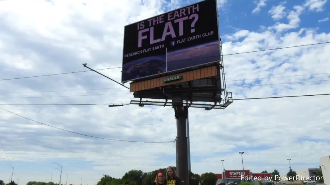 Flat Earth BILLBOARD in Tulsa, Oklahoma