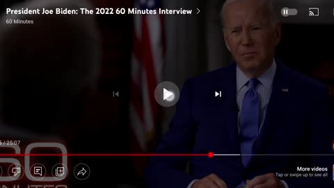 Is Joe Biden computerized in this 60 minutes interview?