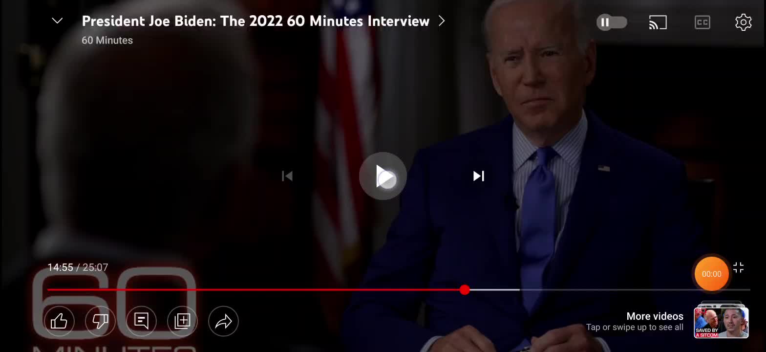 Is Joe Biden computerized in this 60 minutes interview?