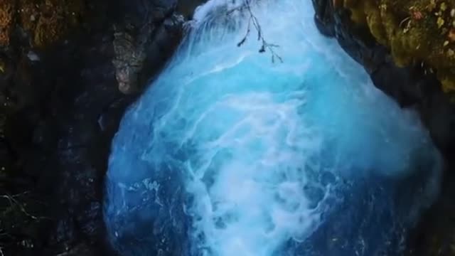 The waterfall