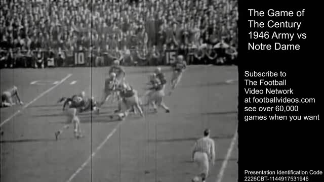 1946 Army vs Notre Dame