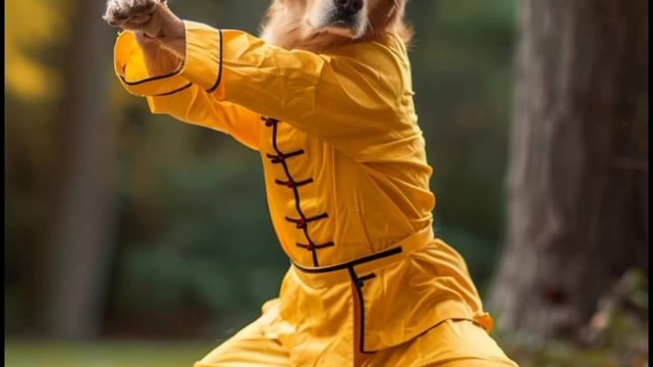 Dog Kung Fu short photo video