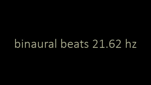 binaural beats 21.62 hz