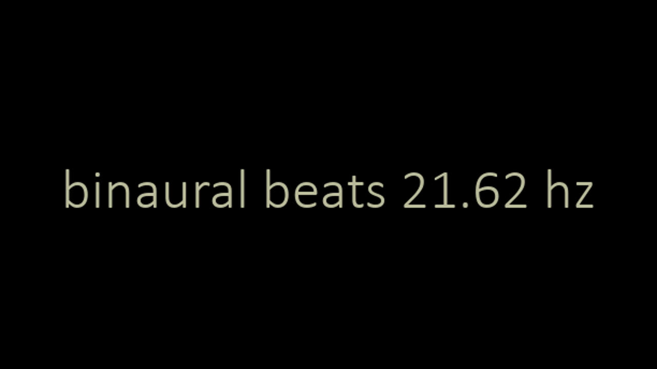 binaural beats 21.62 hz