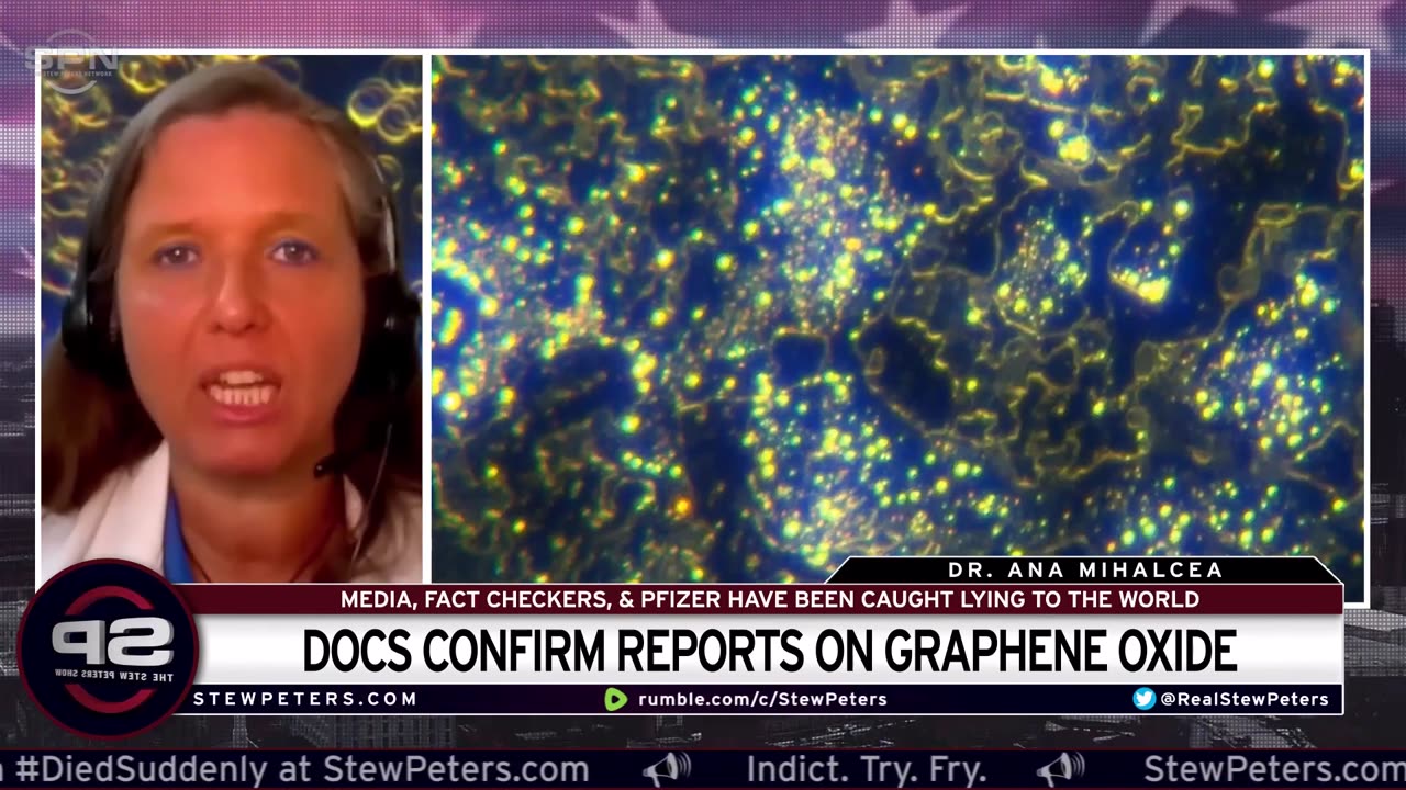 "Pfizer & Media Lying About Graphene Oxide in COVID Shots" - Dr. Ana Mihalcea