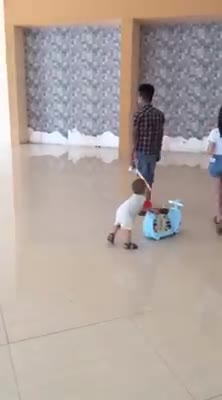 Teach Toddlers, Charlies followed the car looks very cute adorable