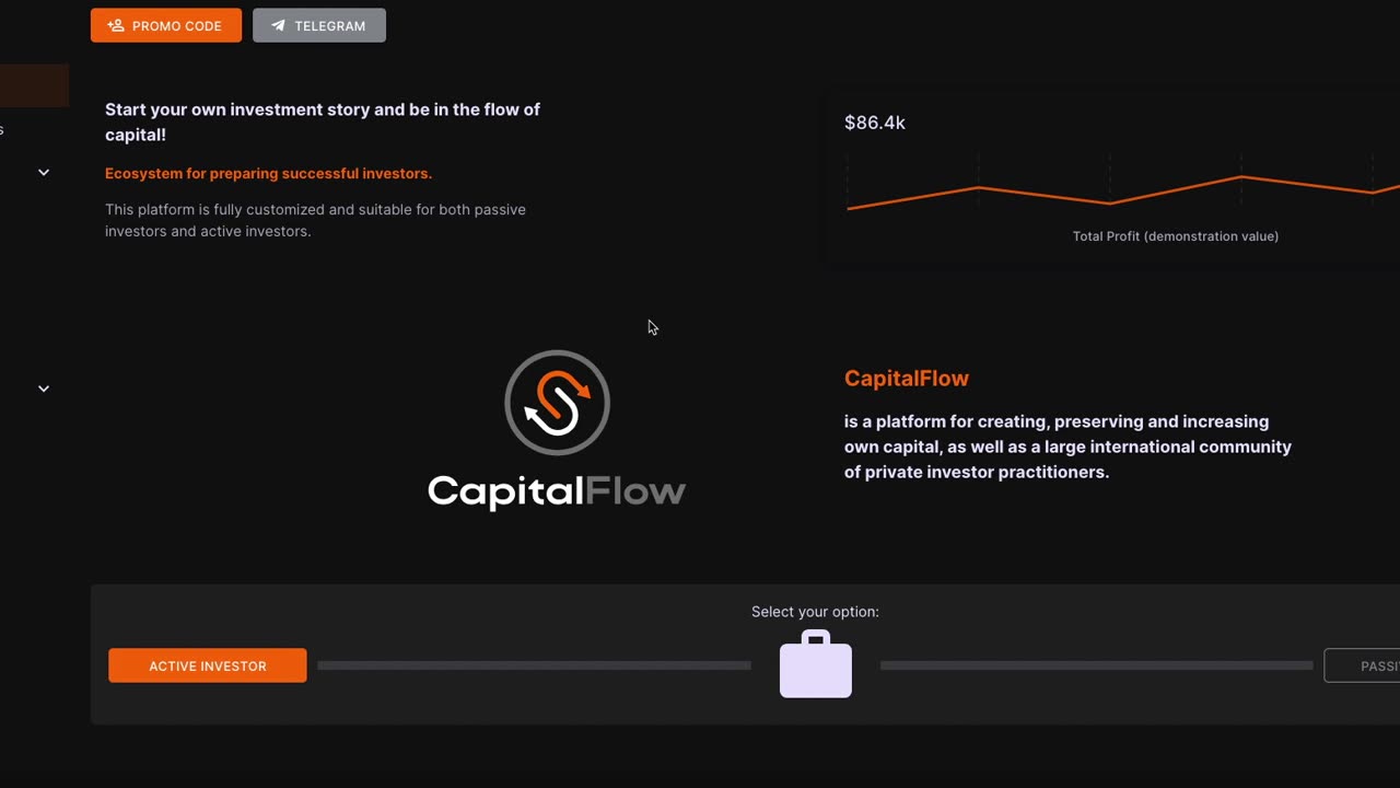 Capital Flow Wallet laden und Position kaufen - Deutsch