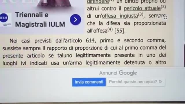 Dr. Barbara Balanzoni - Articolo 52 codice penale