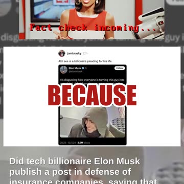 Fact Check: Elon Musk Did NOT Publish Post Justifying That Insurance Companies Can Act 'Ruthlessly'